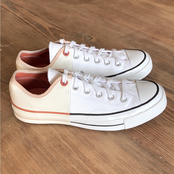 Converse CHUCK 70 OX Low “Sunblocked” White Egret Shimmer 9 - Picture 4 of 10